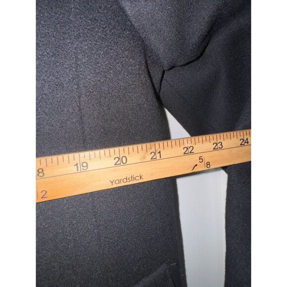 Vintage Forecaster Of Boston Wool Blend Long Overcoat Black Made In Usa - Picture 13 of 14